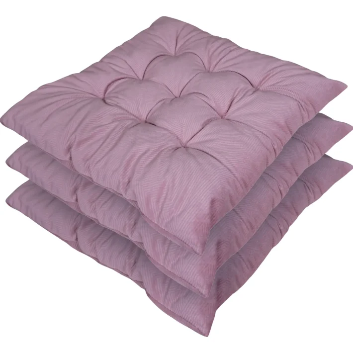 Cojin Cuadrado Para Sillas Diseño Liso 40x40cm